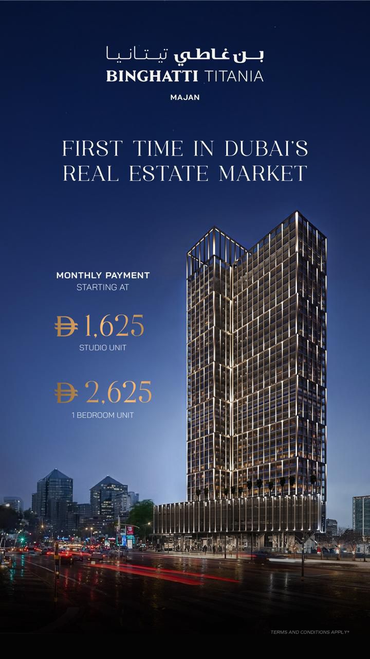 Binghatti Titania Tower View